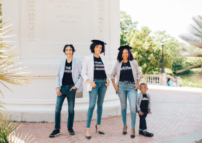 Andrea Ewalefo and her son, Elijah, and AsheLee Singleton, with her toddler, Marquez