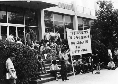 Tulane war demonstration