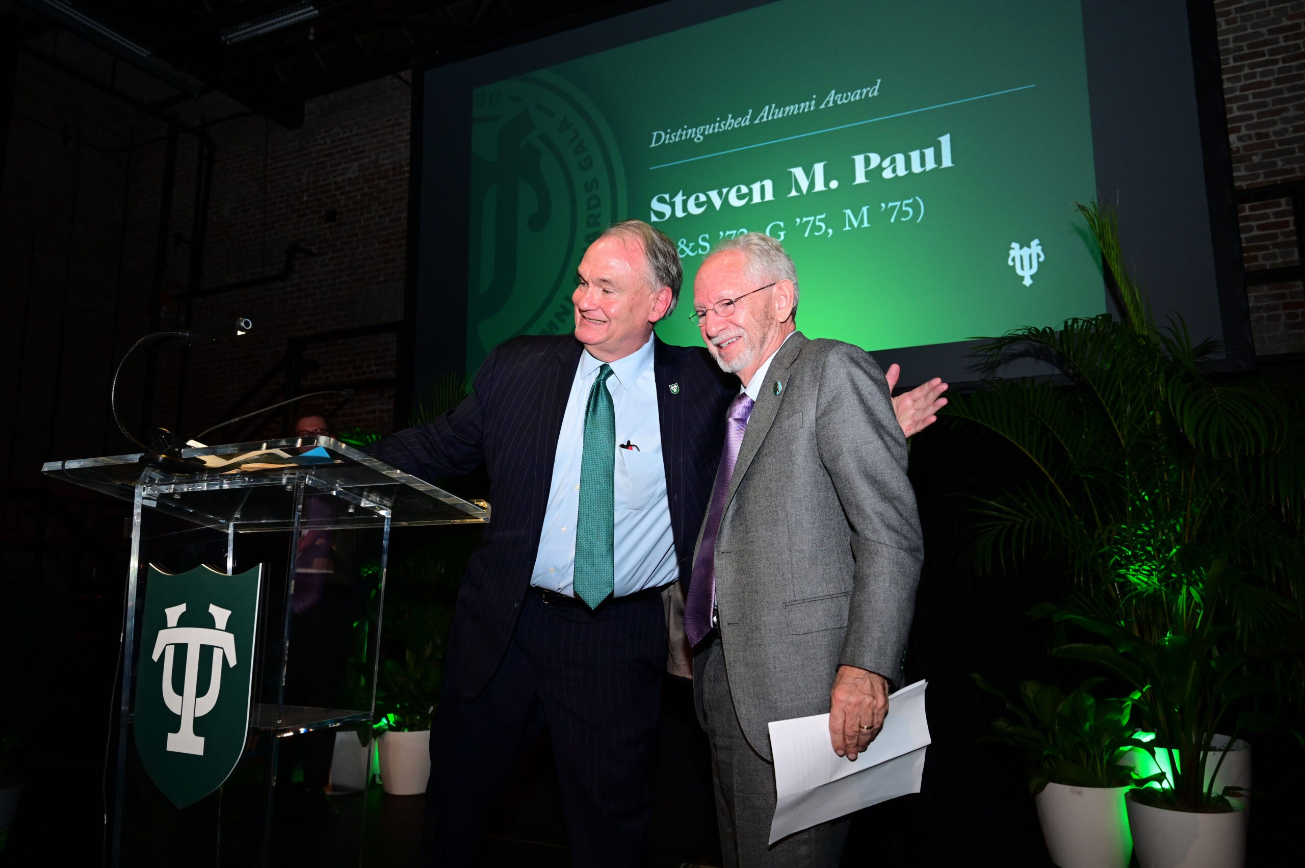 Tulane's Alumni Awards at the Civic Theater Alumni Awards